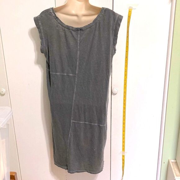 Patch Rag Slub Le Cote Gray Pocket Alternative Apparel Dress Womens Large - Picture 10 of 16
